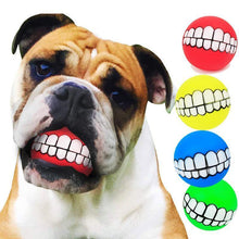 Carregar imagem no visualizador da galeria, 2 pcs Pet Ball with Funny Teeth