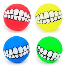 Carregar imagem no visualizador da galeria, 2 pcs Pet Ball with Funny Teeth