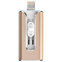 Carregar imagem no visualizador da galeria, Pen Drive de Celular 4 em 1 - Multi Operacional eletronicos 066 AmploTech 8GB Dourado