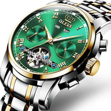 Carregar imagem no visualizador da galeria, Relógio Automático em Aço - Steel Watch OLEVS relógio 045 AmploTech Verde 1