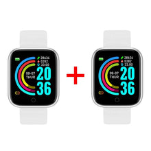 Carregar imagem no visualizador da galeria, Relógio inteligente POWERWATCH Fitness À Prova D 'Água COMPRA 1 LEVA 2 relógio 009 AmploTech BRANCO E BRANCO