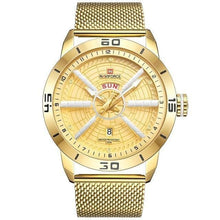 Carregar imagem no visualizador da galeria, Relógio Luxury Naviforce Sport Masculino - Swiss Man relógio 026 AmploTech DOURADO