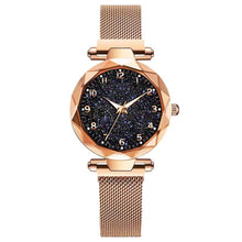 Carregar imagem no visualizador da galeria, Relógio Magnético Feminino Céu Estrelado - Fashion Watch relógio 023 AmploTech Rosa