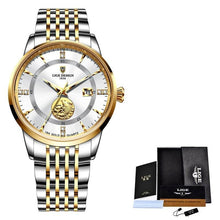 Carregar imagem no visualizador da galeria, Relógio Masculino Goldfish Lige - Luxury Watch relógio 035 AmploTech Dourado/ Branco