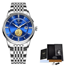 Carregar imagem no visualizador da galeria, Relógio Masculino Goldfish Lige - Luxury Watch relógio 035 AmploTech Prata/ Azul