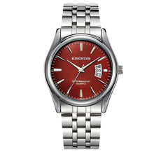 Carregar imagem no visualizador da galeria, Relógio Masculino Kingnuos Casual - Casual Style relógio 036 AmploTech Prata/ Marrom