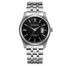 Carregar imagem no visualizador da galeria, Relógio Masculino Kingnuos Casual - Casual Style relógio 036 AmploTech Prata/ Preto