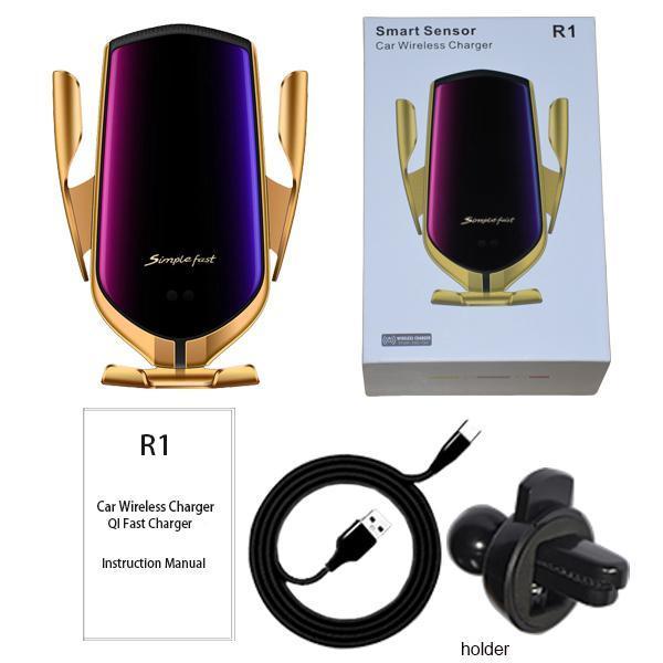 Wireless smart sensor car charger