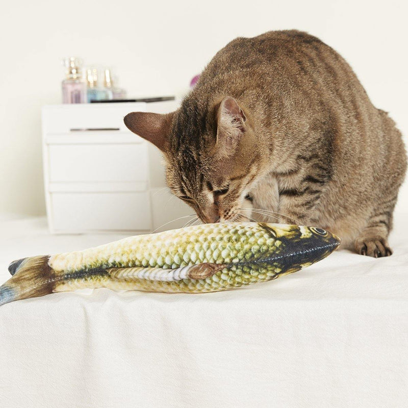 2 Pieces of Fish-shaped Cat Toy