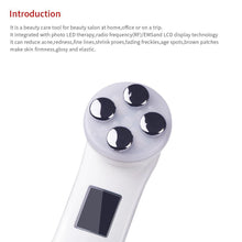Carregar imagem no visualizador da galeria, Led Phototherapy and Radiofrequency Facial Treatment Device - 5 in 1
