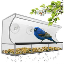 Carregar imagem no visualizador da galeria, Window Bird Feeder - Clear Wild Bird Watching
