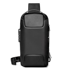 Multifunctional Anti-Theft Shoulder Bag with Security Locks and USB Charger