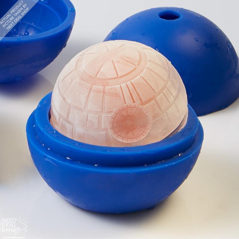 2 Pieces of Death Star Ice Mold