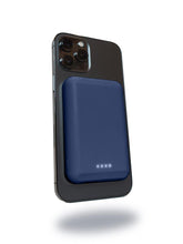 Carregar imagem no visualizador da galeria, MagBank Carregador Portátil Magnético Sem Fio 5000Mah eletronicos 026 AmploTech Azul 
