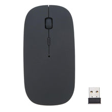 Carregar imagem no visualizador da galeria, Mouse Óptico Ultra Slim Sem Fio 1600 Dpi eletronicos 014 AmploTech Preto 
