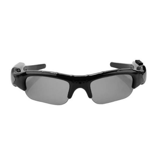 Sunglasses With Built-in Headphones and Camera