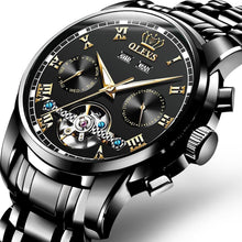 Carregar imagem no visualizador da galeria, Relógio Automático em Aço - Steel Watch OLEVS relógio 045 AmploTech Preto 1 
