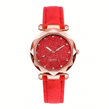 Carregar imagem no visualizador da galeria, Relógio Glitter &amp; Estilo - Shiny Watch relógio 033 AmploTech Vermelho Paixão 
