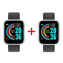Carregar imagem no visualizador da galeria, Relógio inteligente POWERWATCH Fitness À Prova D 'Água COMPRA 1 LEVA 2 relógio 009 AmploTech PRATA E PRATA 

