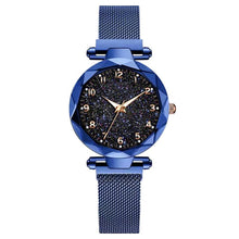 Carregar imagem no visualizador da galeria, Relógio Magnético Feminino Céu Estrelado - Fashion Watch relógio 023 AmploTech Azul 
