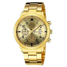 Carregar imagem no visualizador da galeria, Relógio Masculino Geneva - Classic Watch relógio 021 AmploTech Dourado 
