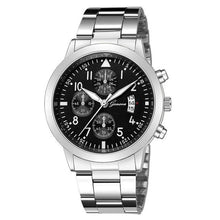 Carregar imagem no visualizador da galeria, Relógio Masculino Geneva - Classic Watch relógio 021 AmploTech Prata/ Preto 
