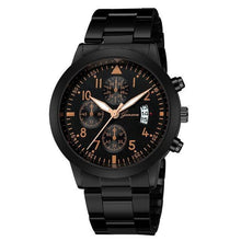 Carregar imagem no visualizador da galeria, Relógio Masculino Geneva - Classic Watch relógio 021 AmploTech Preto/ Rose 
