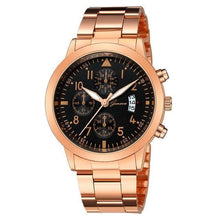 Carregar imagem no visualizador da galeria, Relógio Masculino Geneva - Classic Watch relógio 021 AmploTech Rose/ Preto 
