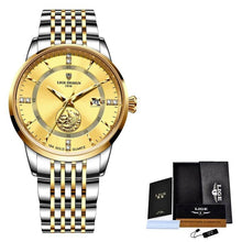 Carregar imagem no visualizador da galeria, Relógio Masculino Goldfish Lige - Luxury Watch relógio 035 AmploTech Prata/ Dourado 
