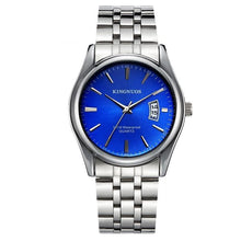 Carregar imagem no visualizador da galeria, Relógio Masculino Kingnuos Casual - Casual Style relógio 036 AmploTech Prata/ Azul 
