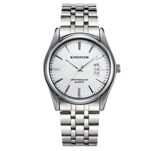 Carregar imagem no visualizador da galeria, Relógio Masculino Kingnuos Casual - Casual Style relógio 036 AmploTech Prata/ Branco 
