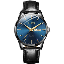 Carregar imagem no visualizador da galeria, Relógio Quartzo de Luxo - Golden Watch relógio 042 AmploTech Preto/Azul 
