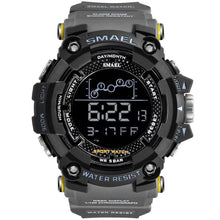 Carregar imagem no visualizador da galeria, Relógio Smael Militar 1802 - Digital Watch relógio 024 AmploTech Pulseira Cinza 
