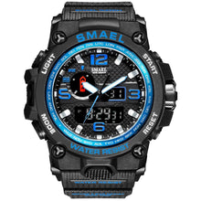 Carregar imagem no visualizador da galeria, Relógio Smael Shock - Militar Watch relógio 032 AmploTech Azul escuro 
