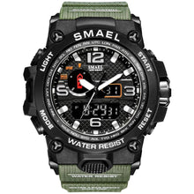 Carregar imagem no visualizador da galeria, Relógio Smael Shock - Militar Watch relógio 032 AmploTech Verde 
