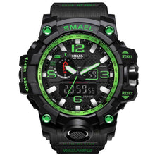 Carregar imagem no visualizador da galeria, Relógio Smael Shock - Militar Watch relógio 032 AmploTech Verde escuro 
