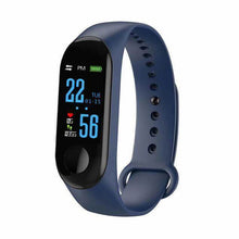 Carregar imagem no visualizador da galeria, Smartwatch Tracker Fitness M3 - Sports Smartwatch relógio 020 AmploTech Azul 
