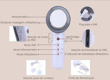 Carregar imagem no visualizador da galeria, 3 in 1 Led Ultrasonic Cavitation Device - UltraLipo®
